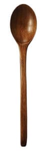 long wooden backpacking spoon