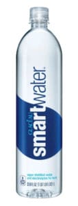 Smartwater water bottle