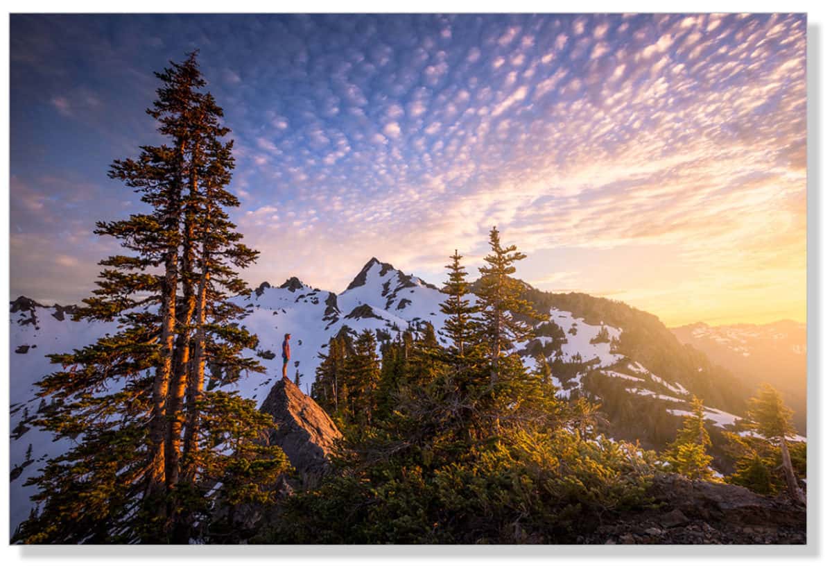 Photo of Iron Backpacking at sunset