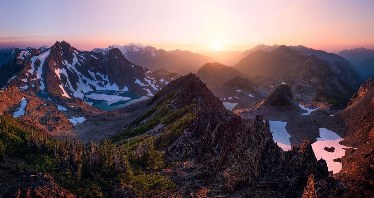 photo of the Olympic Mountains